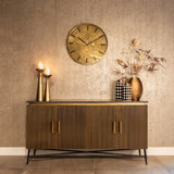 Ironville Gold Sideboard with Black Marble Top by Richmond Interiors