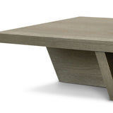 Cassis Coffee Table Grey/Taupe Coloured Oak Veneer - interitower