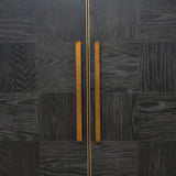 Renmin Cabinet 4 Door Reclaimed Carbon Oak by Ecco Trading Design London