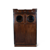 Porthole Cabinet Mahogany Wood by Authentic Models