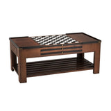 Cherry Wood Game Coffee Table by Authentic Models
