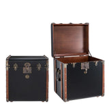 Stateroom End Table, Black by Authentic Models