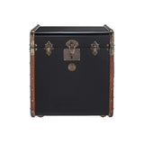 Stateroom End Table, Black by Authentic Models