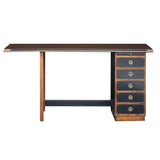 Toledo Wooden Desk with Drawers by Authentic Models