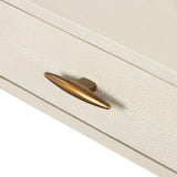 Hampton Desk - Ivory Shagreen by DI Designs
