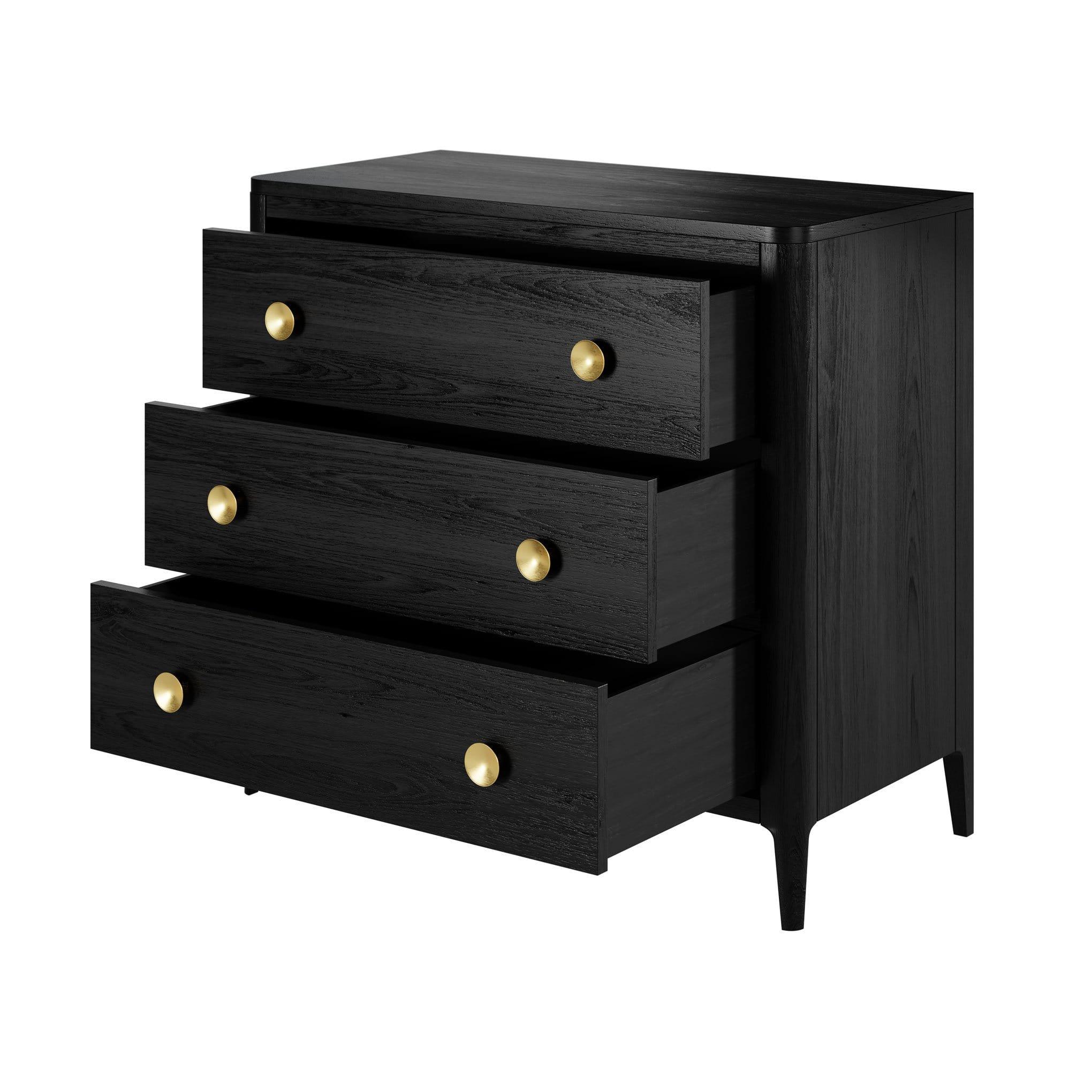 Abberley Chest of Drawers - Black by DI Designs - Maison Rêves UK