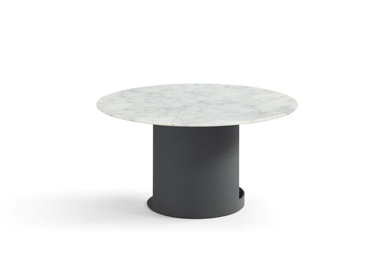 Alban Coffee Table - Carrara White - Maison Rêves UK
