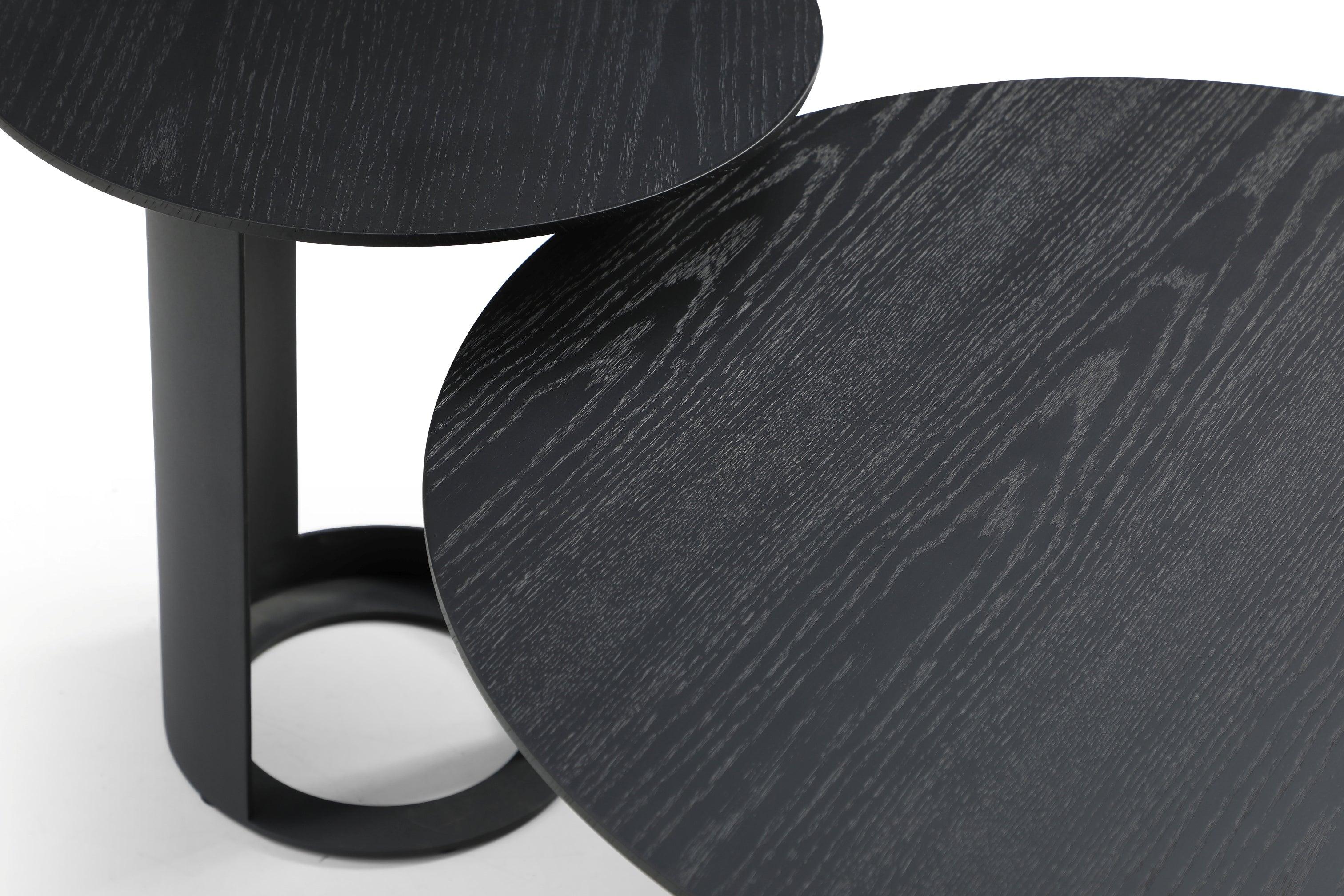 Alban Coffee Table - Matte Black - Maison Rêves UK
