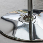 Ambra Iron Base Dining Table Clear Glass - Maison Rêves UK