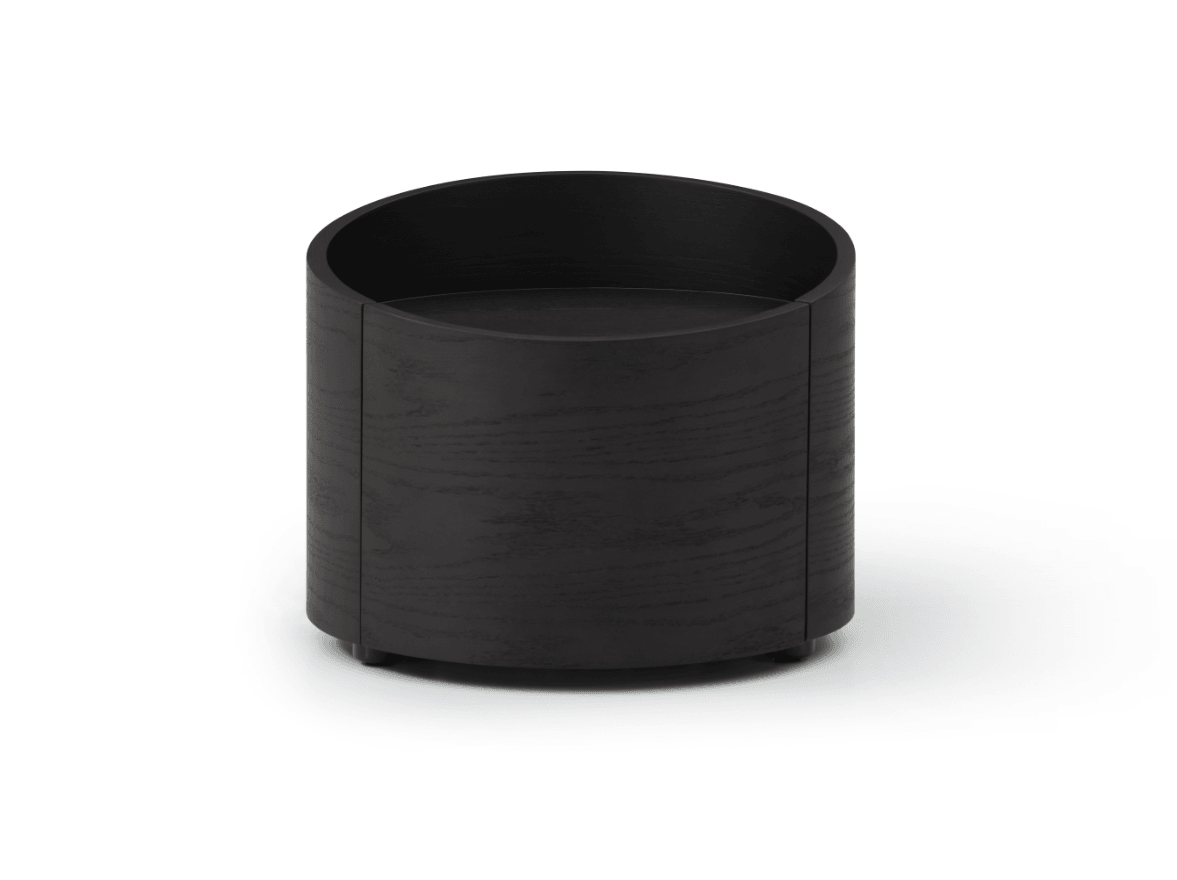 Amond Bedside - Smoke Oak - Maison Rêves UK