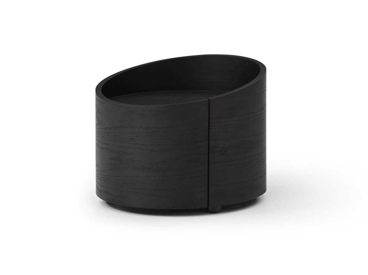 Amond Bedside - Smoke Oak - Maison Rêves UK