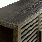 Granada Grey Oak Sideboard with Metal Base