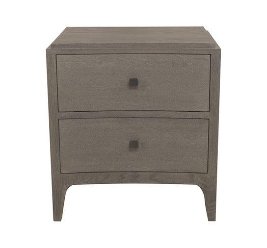 Arden 2 Drawer Bedside Midnight Oak by Eccotrading Design London - Maison Rêves UK