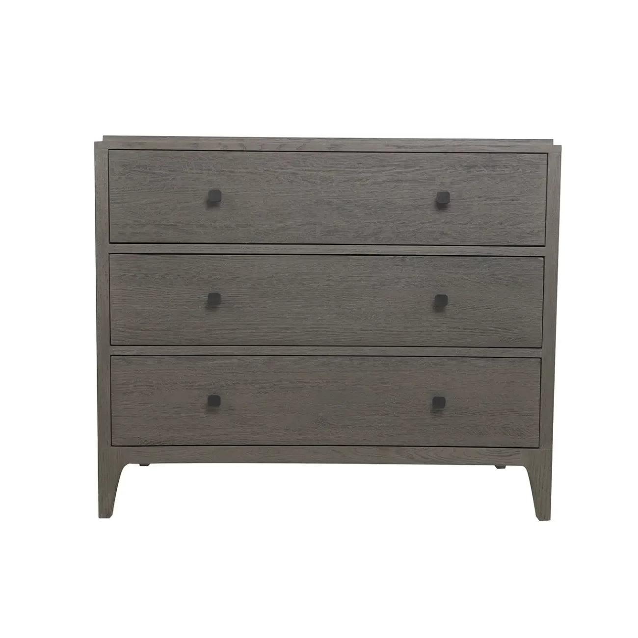 Arden 3 Drawer Chest Midnight Oak by Eccotrading Design London - Maison Rêves UK