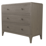 Arden 3 Drawer Chest Midnight Oak by Eccotrading Design London - Maison Rêves UK