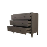 Arden 3 Drawer Chest Midnight Oak by Eccotrading Design London - Maison Rêves UK