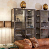 Granada Grey Oak Cabinet with Tempered Glass Doors
