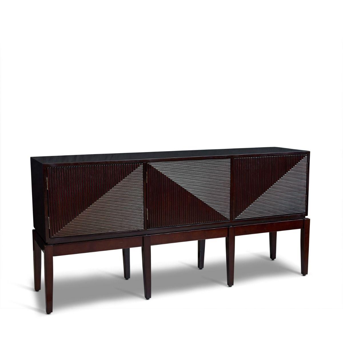 Art Deco Sideboard Brown Wood by Authentic Models - Maison Rêves UK