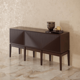 Art Deco Sideboard Brown Wood by Authentic Models - Maison Rêves UK