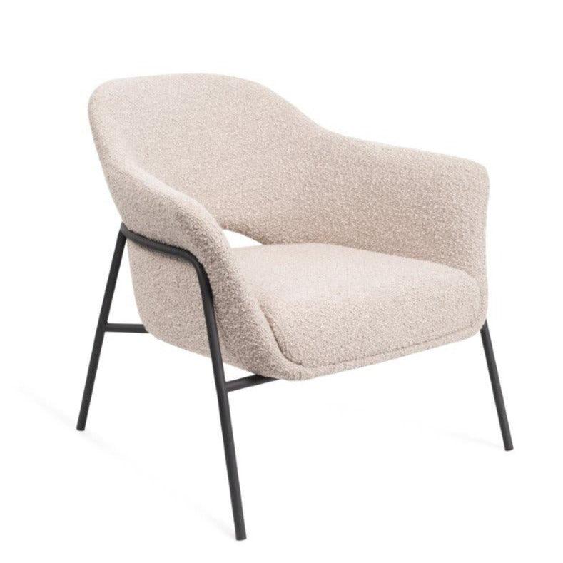 Arteta Accent Chair - Steam Boucle - Maison Rêves UK