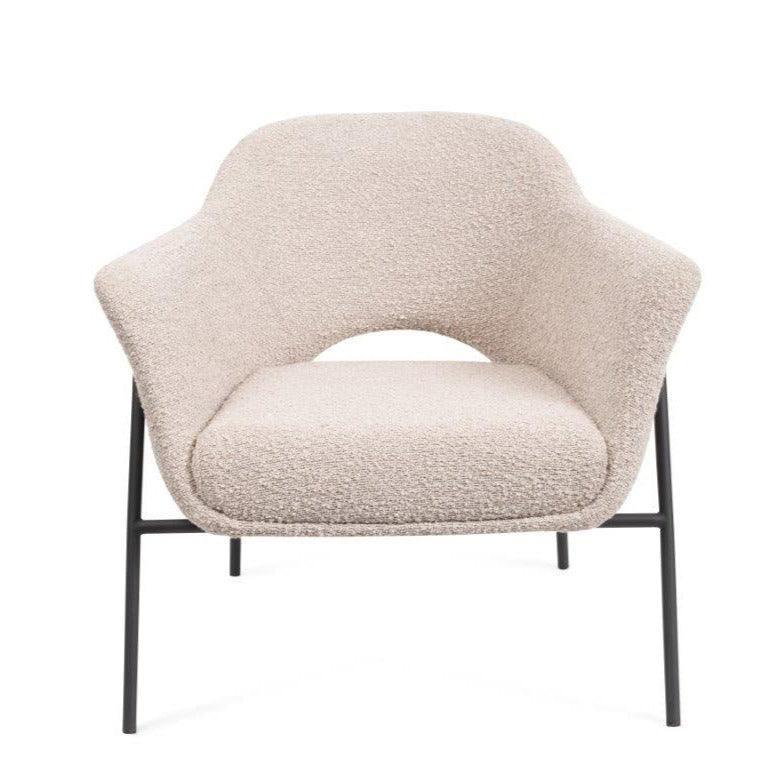 Arteta Accent Chair - Steam Boucle - Maison Rêves UK
