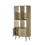 Astley 2 Door Solid Oak Open Display Cabinet - Maison Rêves UK