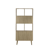 Astley 2 Door Solid Oak Open Display Cabinet - Maison Rêves UK