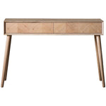 Astley 2 Drawer Oak Console Table - Maison Rêves UK