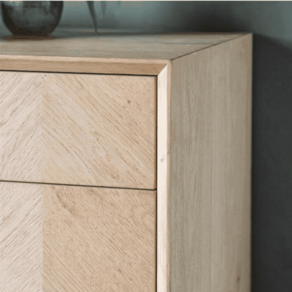 Astley 6 Drawer Oak Chest - Maison Rêves UK