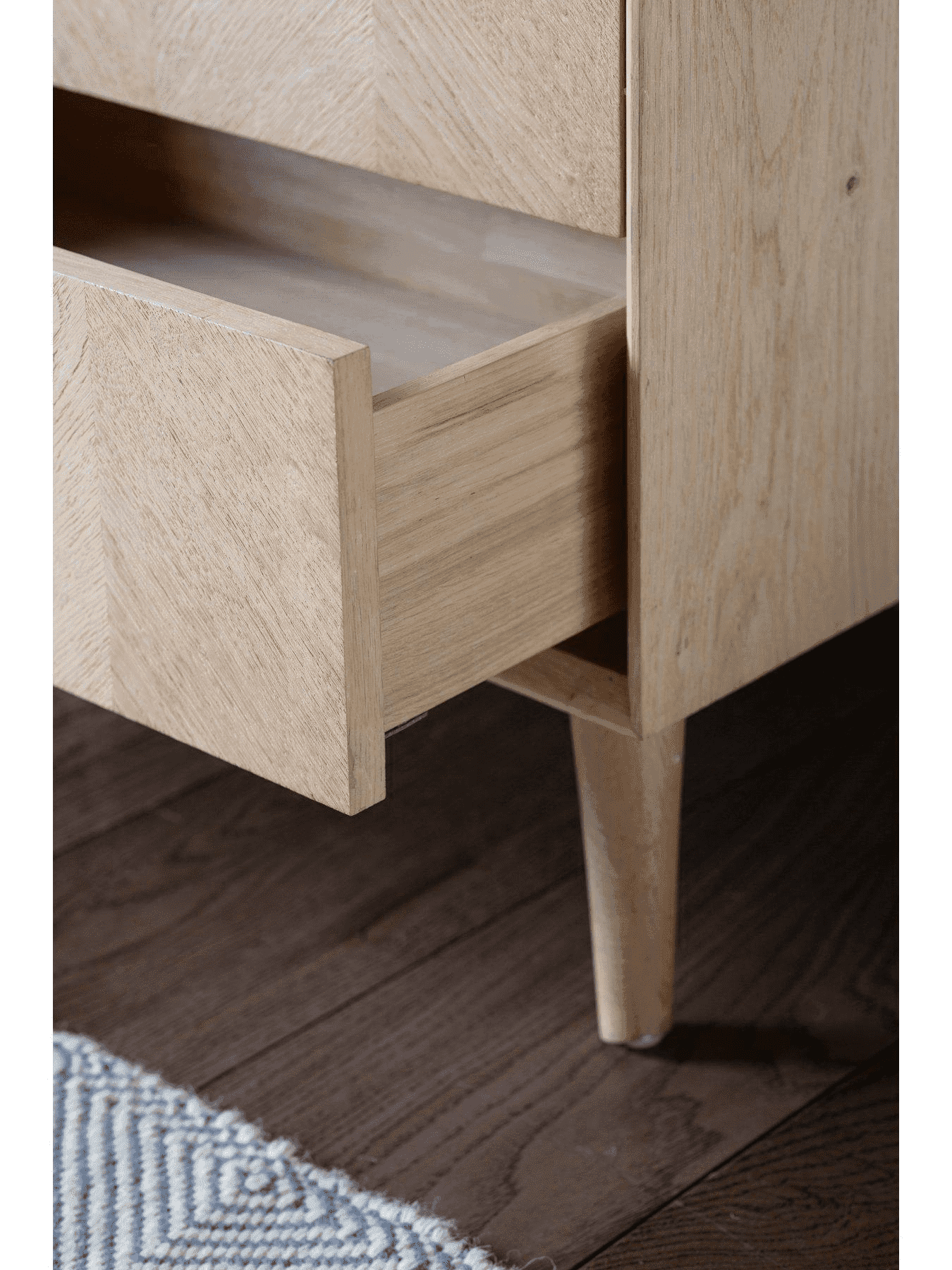 Astley 6 Drawer Oak Chest - Maison Rêves UK