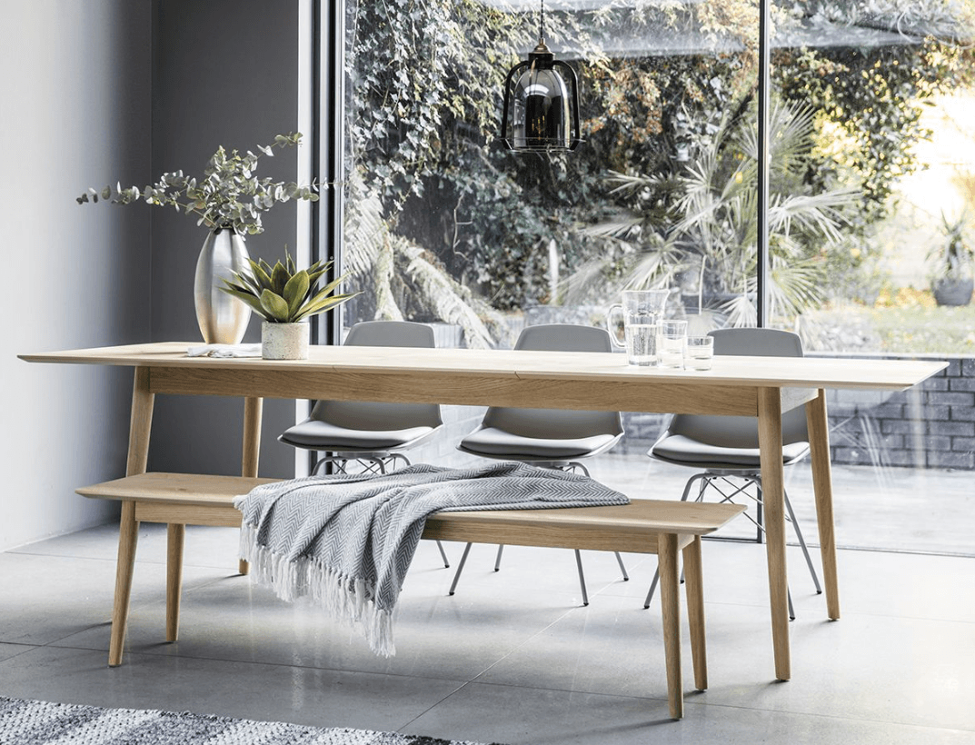Astley Extending Oak Dining Table - Maison Rêves UK