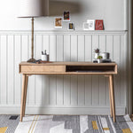 Astley Oak 1 Drawer Desk - Maison Rêves UK