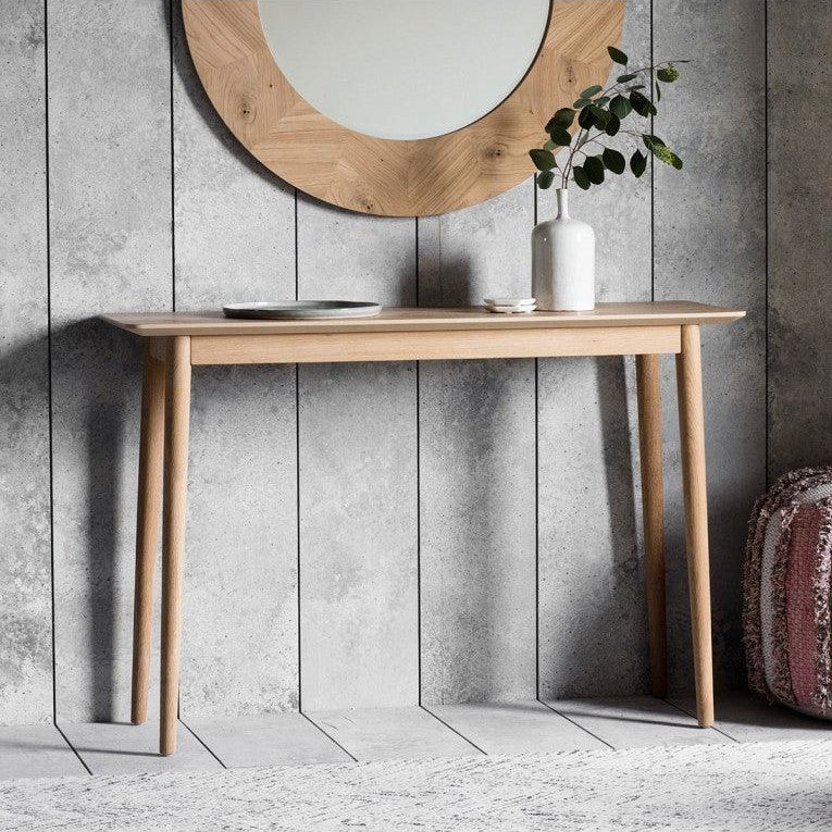 Astley Oak Console Table - Maison Rêves UK