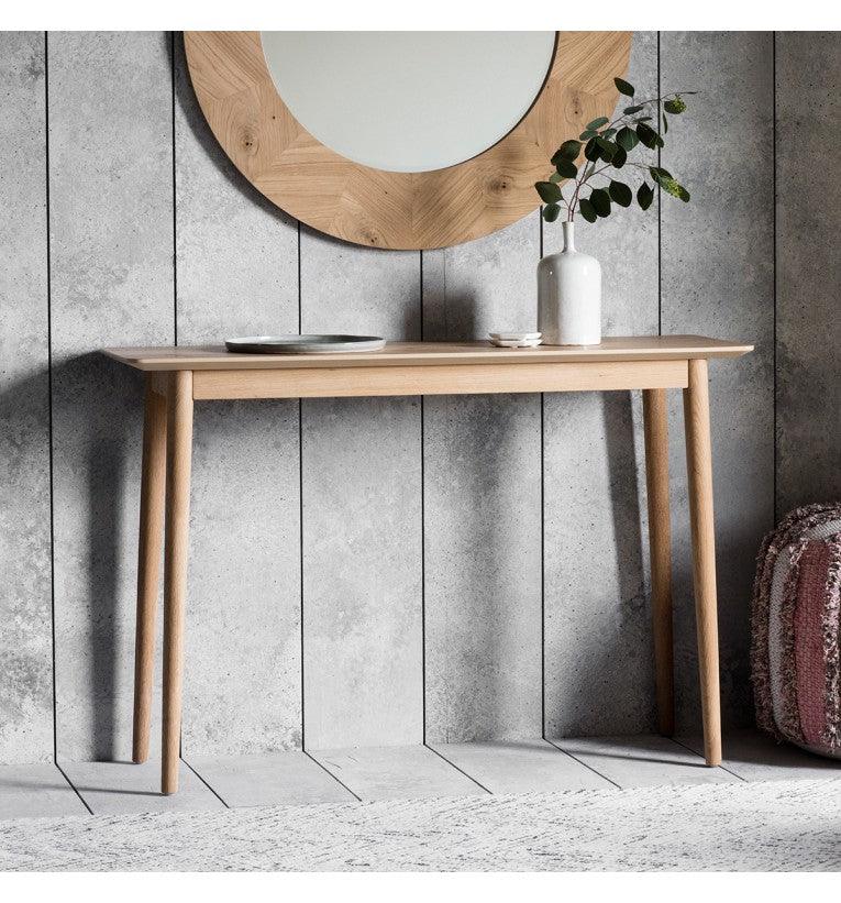 Astley Oak Console Table - Maison Rêves UK