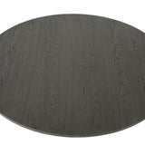 Astor Round Dining Table Midnight Oak 95cm by Eccotrading Design London