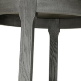 Astor Round Dining Table Midnight Oak 95cm by Eccotrading Design London