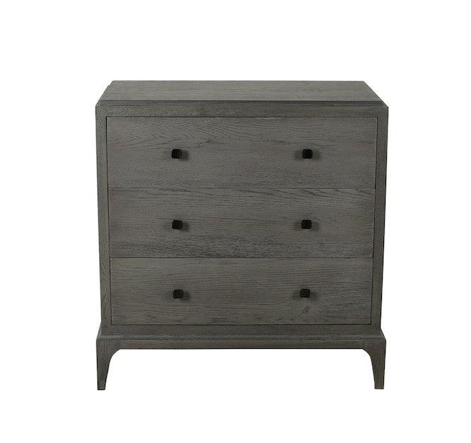 Astor 3 Drawer Chest Midnight Oak by Eccotrading Design London - Maison Rêves UK