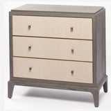 Astor 3 Drawer Chest Shagreen by Eccotrading Design London - Maison Rêves UK