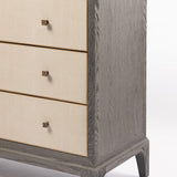 Astor 3 Drawer Chest Shagreen by Eccotrading Design London - Maison Rêves UK