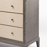 Astor 3 Drawer Chest Shagreen by Eccotrading Design London - Maison Rêves UK