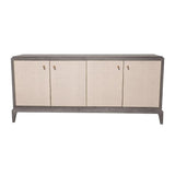 Astor 4 Door Cabinet Reclaimed Midnight Oak & Shagreen by Eccotrading Design London - Maison Rêves UK
