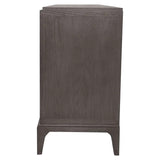 Astor 4 Door Cabinet Reclaimed Midnight Oak & Shagreen by Eccotrading Design London - Maison Rêves UK