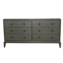 Astor 6 Drawer Chest Midnight Oak by Eccotrading Design London - Maison Rêves UK