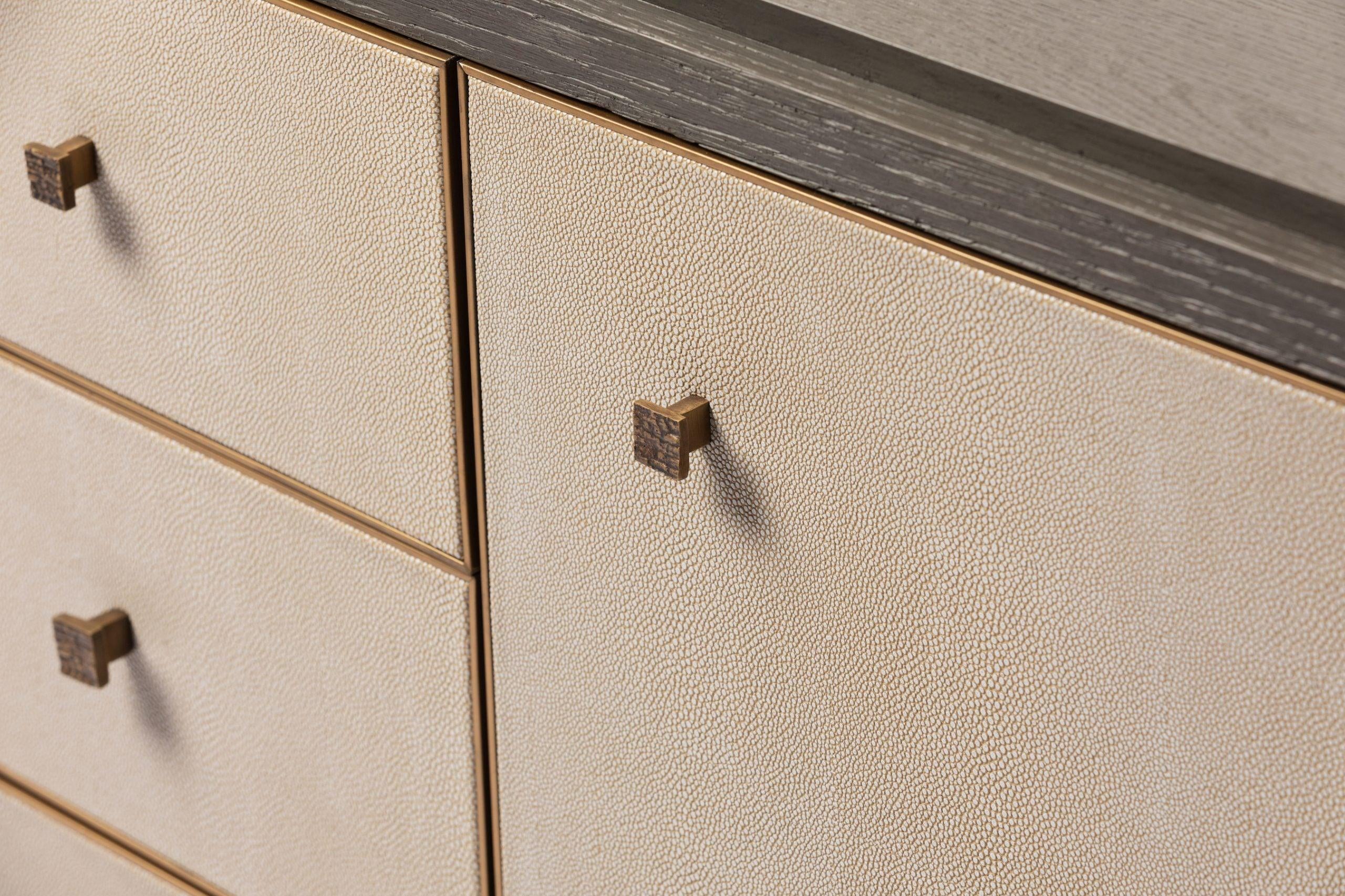 Astor Cabinet Shagreen by Eccotrading Design London - Maison Rêves UK