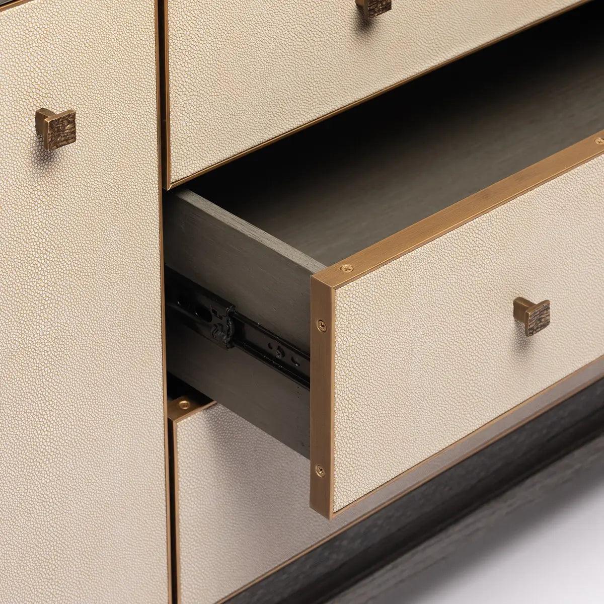 Astor Cabinet Shagreen by Eccotrading Design London - Maison Rêves UK
