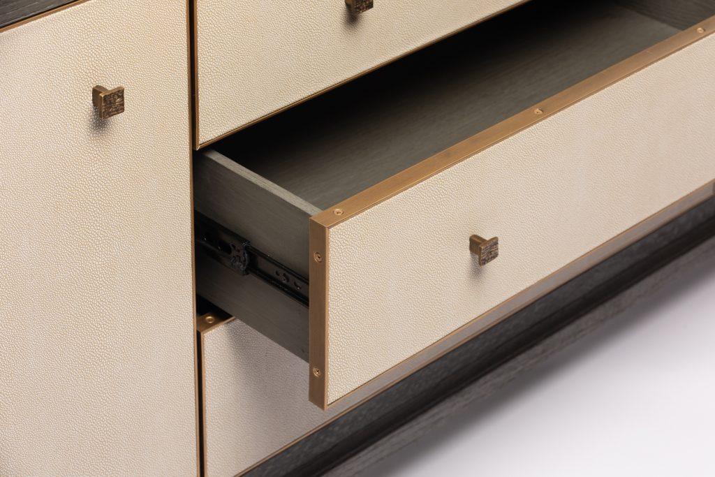 Astor Cabinet Shagreen by Eccotrading Design London - Maison Rêves UK