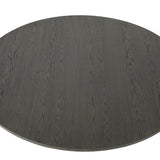 Astor Round Dining Table Midnight Oak 120cm by Eccotrading Design London - Maison Rêves UK