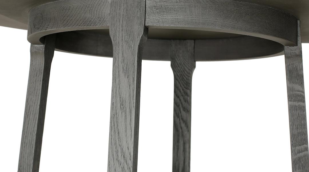 Astor Round Dining Table Midnight Oak 120cm by Eccotrading Design London - Maison Rêves UK