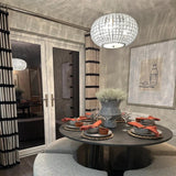 Astor Round Dining Table Midnight Oak 120cm by Eccotrading Design London - Maison Rêves UK