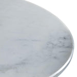 Bellavia Acacia Wood Side Table with Marble Top - Maison Rêves UK